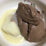 ミルクココアのアイスクリームと豆乳ヨーグルト